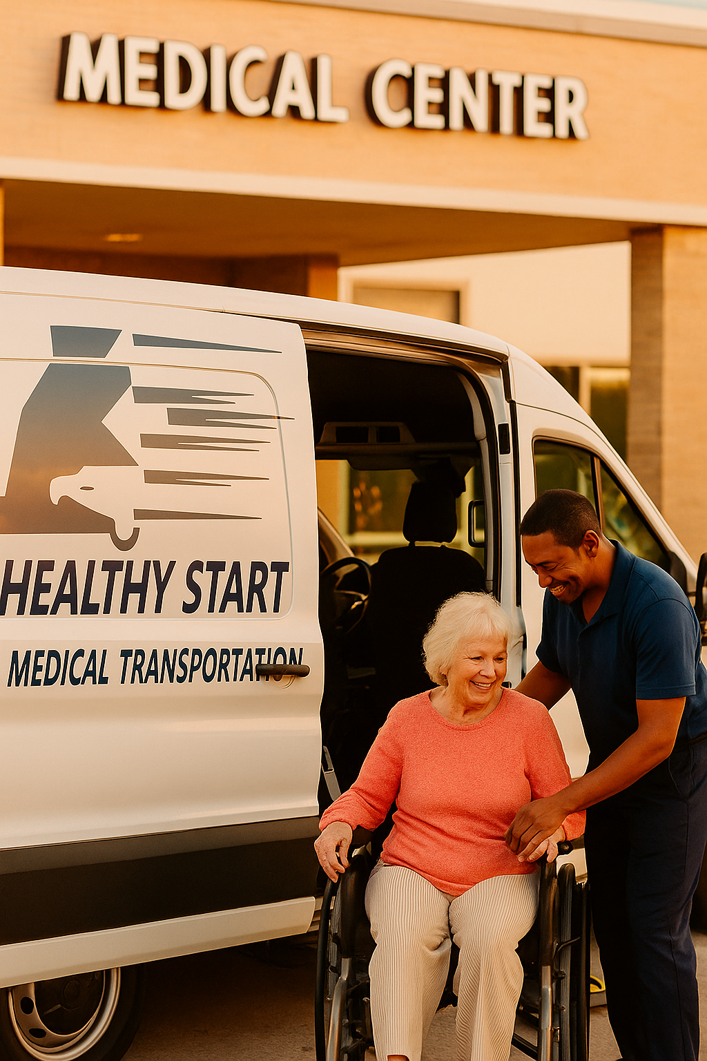 Accessible transport assistance for patients